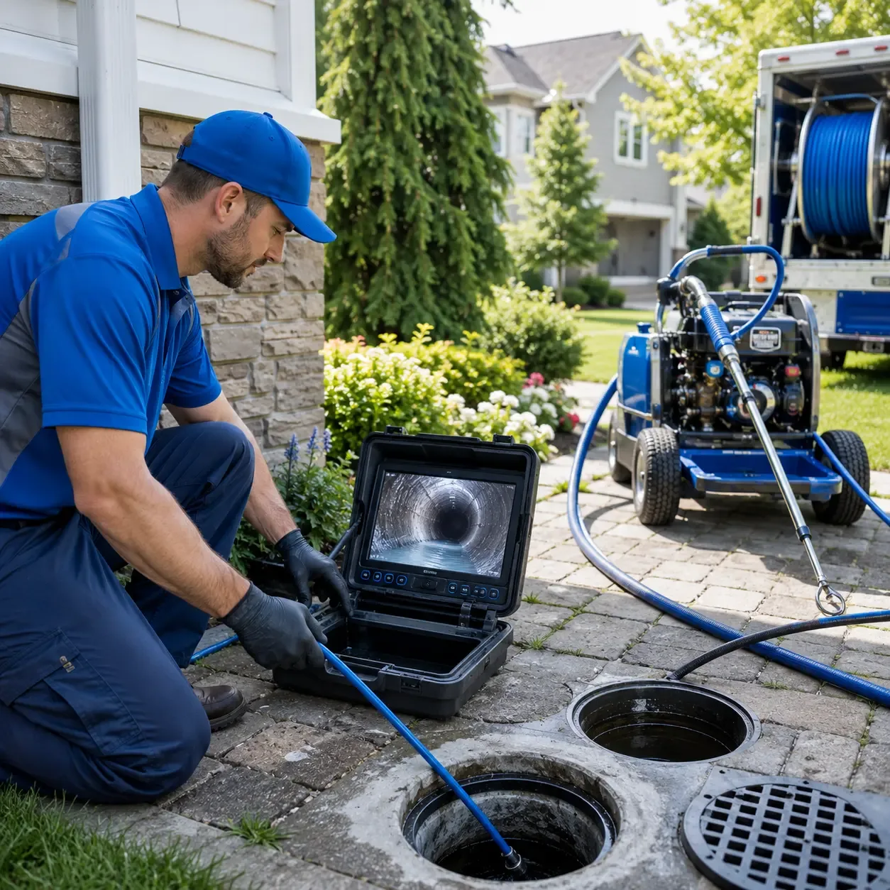 Outdoor drain cleaning professionals serving Oakwood, IL